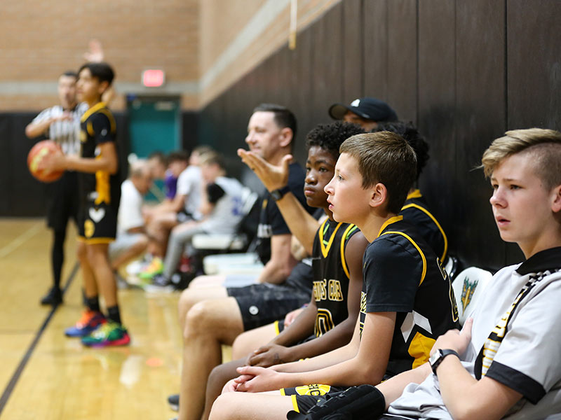 intense looks from the bench